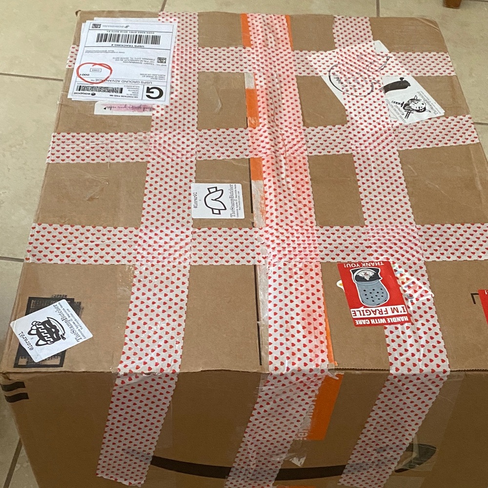 Decorative STRONG Heart Patterned Tape use drill to cut